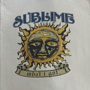 Sublime White Graphic Tee